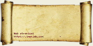 Andjelina Stojković vizit kartica